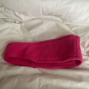Ladies pink ear warmer